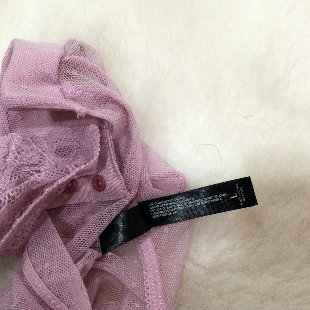 💝LOVE SALE💝SAM EDELMAN LACE CAPSLEEVE BODYSUIT - Picture 6 of 16